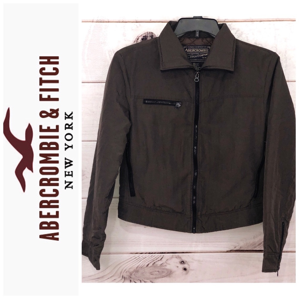 Abercrombie and Fitch dark brown jacket coat small
